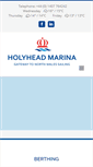 Mobile Screenshot of holyheadmarina.co.uk